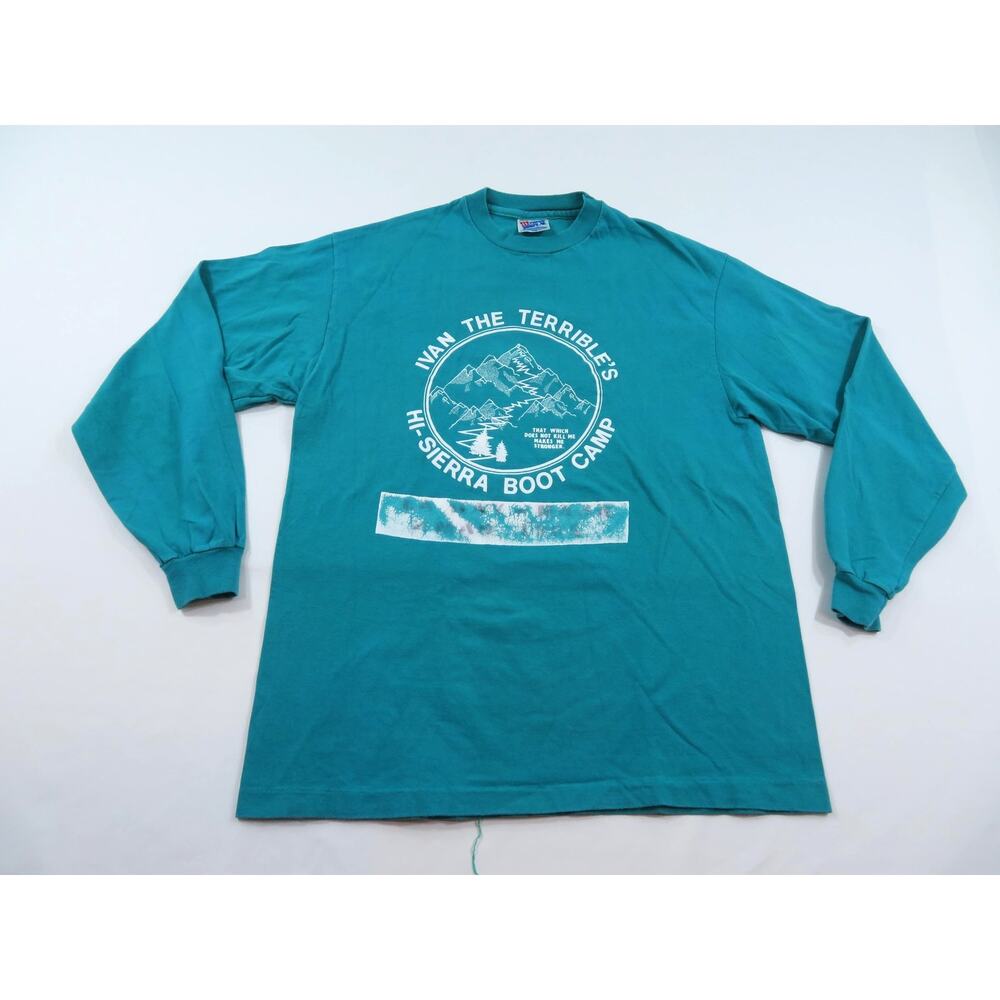 Ivan The Terrible Boot Camp Shirt, Long Sleeve Sz L Vintage